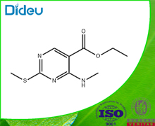 ETHYL 4-(METHYLAMINO)-2-(METHYLSULFANYL)-5-PYRIMIDINECARBOXYLATE 