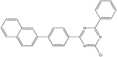 2-chloro-4-(4-(naphthalen-2-yl)phenyl)-6-phenyl-1,3,5-triazine