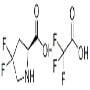 (S)-4,4-Difluoropyrrolidine-2-carboxylic acid 2,2,2-trifluoroacetic acid