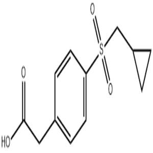 Benzeneacetic acid, 4-[(cyclopropylmethyl)sulfonyl]-