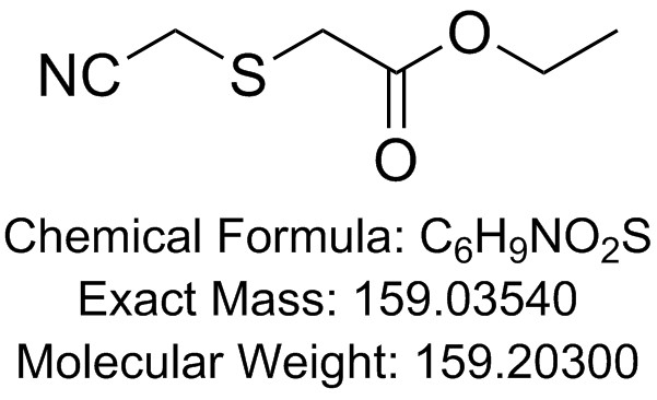 Ethyl 2-cyano-methylmercapto-acetate(Cefmetazole Side Chain Ethyl Ester)