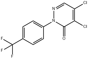 4,5-dichloro-2-[4-(trifluoromethyl)phenyl]-3-pyridazinone