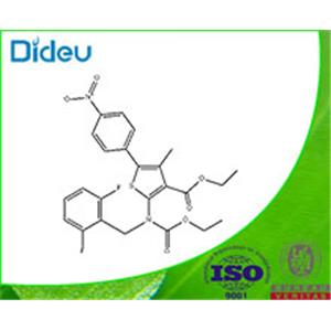 ethyl 2-((2,6-difluorobenzyl)(ethoxycarbonyl)amino)-4-methyl-5-(4-nitrophenyl)thiophene-3-carboxylate 