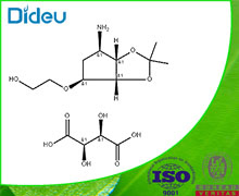 2-((3aR,4S,6R,6aS)-6-amino-2,2-dimethyltetrahydro-3aH-cyclopenta[d][1,3]dioxol-4-yloxy)ethanol L-tataric acid 