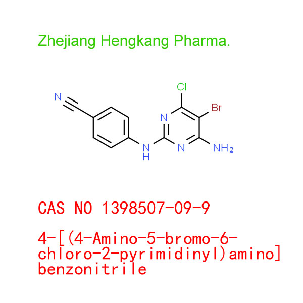 4-[(4-Amino-5-bromo-6-chloro-2-pyrimidinyl)amino]benzonitrile