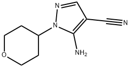 1H-Pyrazole-4-carbonitrile, 5-amino-1-(tetrahydro-2H-pyran-4-yl)-