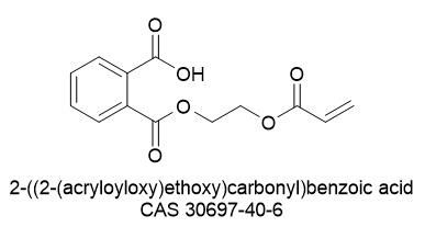 2-((2-(acryloyloxy)ethoxy)carbonyl)benzoic acid