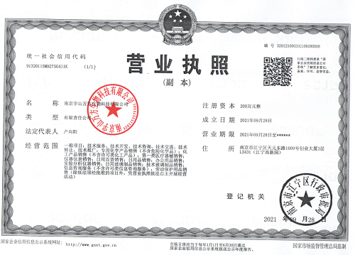 Business License Of EnterpriseLegal Person