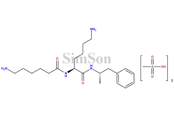 Lisdexamfetamine Dihexanamide Trimesylate analog