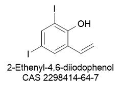 2-Ethenyl-4,6-diiodophenol