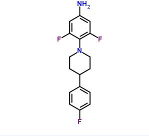 3,5-Difluoro-4-[4-(4-fluorophenyl)-1-piperidinyl]aniline