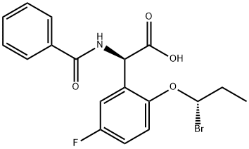 (R,S)-N-benzoyl-2-((2R)-1-bromopropoxy)-5-fluorophenylglycine