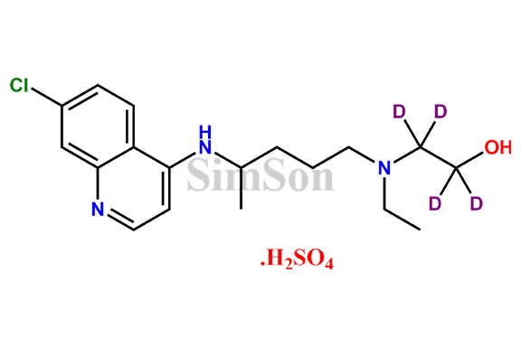 Hydroxychloroquine-D4 Sulfate