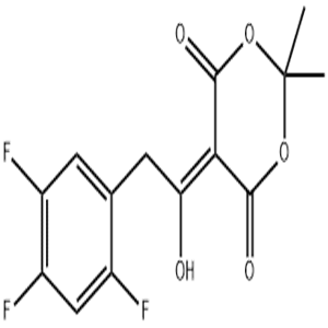 5-1-hydroxy-2-(2,4,5-trifluorophenyl)ethylidene-2,2-dimethyl-1,3-dioxane-4,6-dione