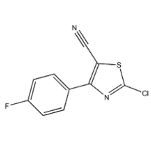 2-chloro-4-(4-fluorophenyl)thiazole-5-carbonitrile