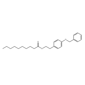 Decanoic acid, 2-[4-(phenylMethoxy)phenyl]ethyl ester