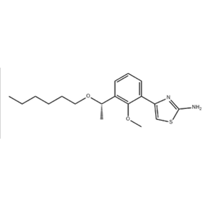 (S)-4-(3-(1-(hexyloxy)ethyl)-2-methoxyphenyl)thiazol-2-amine