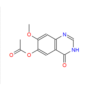 	3,4-Dihydro-7-methoxy-4-oxoquinazolin-6-yl acetate