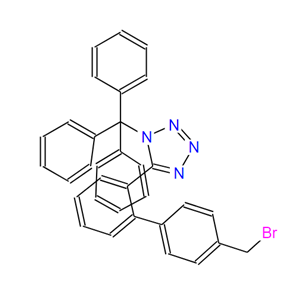 	5-(4'-Bromomethyl-1,1'-biphenyl-2-yl)-1-triphenylmethyl-1H-tetrazole