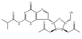 Guanosine-9-17N, N-(2-methyl-1-oxopropyl)-, 2',3'-diacetate