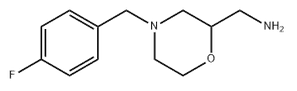 4-[(4-Fluorophenyl)methyl]-2-morpholinemethanamine