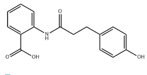 2-(3-(4-hydroxyphenyl)propanamido)benzoic acid