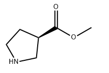 3-Pyrrolidinecarboxylic acid, methyl ester, (3R)- (9CI)