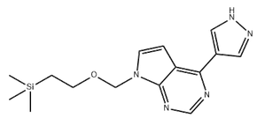 4-(1H-Pyrazol-4-yl)-7-((2-(trimethylsilyl)ethoxy)methyl-7H-pyrrolo[2,3-d]pyrimidine