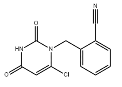 2-[(6-CHLORO-2,4-DIOXO-3,4-DIHYDROPYRIMIDIN-1(2H)-YL)METHYL]BENZONITRILE