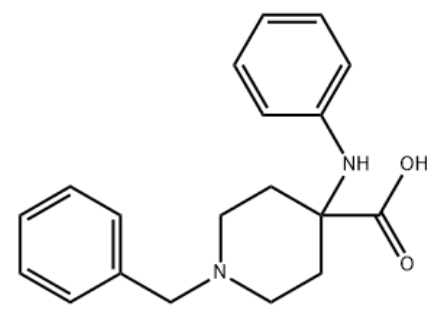 4-Anilino-1-benzyl-4-piperidinecarboxylic acid