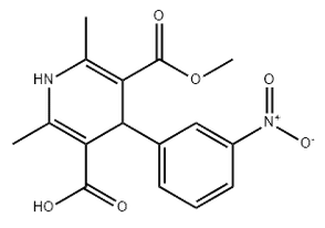 1,4-Dihydro-2,6-dimethyl-4-(3-nitrophenyl)-3,5-pyridinedicarboxylic Acid 3-Methyl Ester