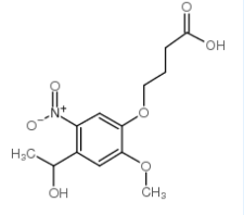 4-[4-(1-Hydroxyethyl)-2-methoxy-5-nitrophenoxy]butanoic Acid