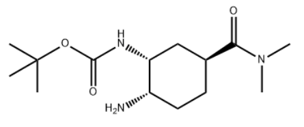 tert-butyl N-[(1R,2S,5S)-2-amino-5-(dimethylcarbamoyl)cyclohexyl]carbamate