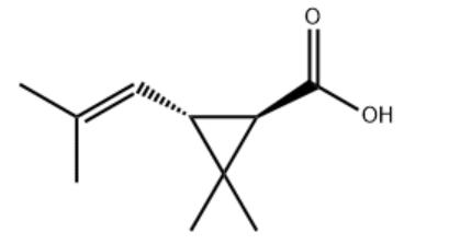 TRANS-(+)-CHRYSANTHEMIC ACID