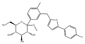  Methyl 1-C-[3-[[5-(4-fluorophenyl)-2-thienyl]methyl]-4-methylphenyl]-D-glucopyranoside