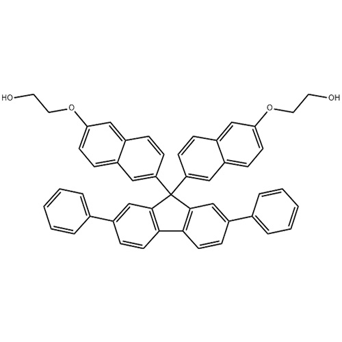 9,9-bis(6-(2-hydroxyethoxy)-2-naphthyl)-2,7-diphenylfluorene