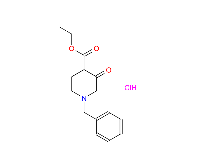 Ethyl N-benzyl-3-oxo-4-piperidine-carboxylate hydrochloride