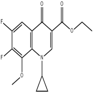 1-Cyclopropyl-6,7-difluoro-1,4-dihydro-8-methoxy-4-oxo-3-quinolinecarboxylic acid ethyl ester