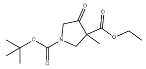  3-Methyl-4-oxo-1,3-pyrrolidinedicarboxylic acid 1-(tert-butyl) 3-ethyl ester