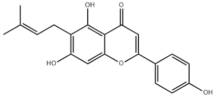 4',5,7-Trihydroxy-6-prenylflavone