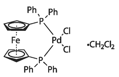 1,1'-Bis(diphenylphosphino)ferrocene-palladium(II)dichloride dichloromethane complex