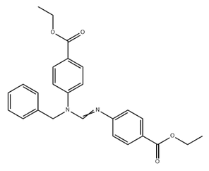 N,N'-Bis(4-ethoxycarbonylphenyl)-N-benzylformamidine