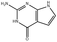 2-Amino-4-hydroxypyrrolo[2,3-d]pyrimidine