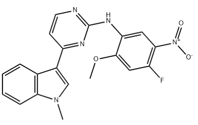 N-(4-fluoro-2-Methoxy-5-nitrophenyl)-4-(1-Methylindol-3-yl)pyriMidin-2-aMine