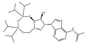 Adenosine, N-acetyl-3',5'-O-[1,1,3,3-tetrakis(1-Methylethyl)-1,3-disiloxanediyl]-