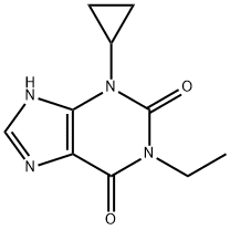 3-cyclopropyl-1-ethyl-3,7-dihydro-1H-purine-2,6-dione