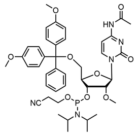 N-Acetyl-5'-O-(4,4-dimethoxytrityl)-2'-O-methylcytidine-3'-(2-cyanoethyl-N,N-diisopropyl)phosphoramidite