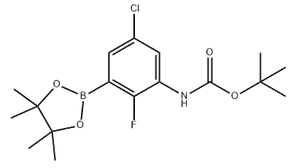 CarbaMic acid, N-[5-chloro-2-fluoro-3-(4,4,5,5-tetraMethyl-1,3,2-dioxaborolan-2-yl)phenyl]-, 1,1-diMethylethyl ester