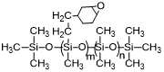 (Epoxycyclohexylethyl methylsiloxane)-dimethylsiloxane copolymers