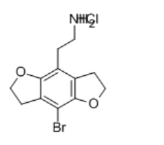 1-(8-Bromo-2,3,6,7-tetrahydrobenzodifuran-4-yl)-2-aminoethane hydrochloride